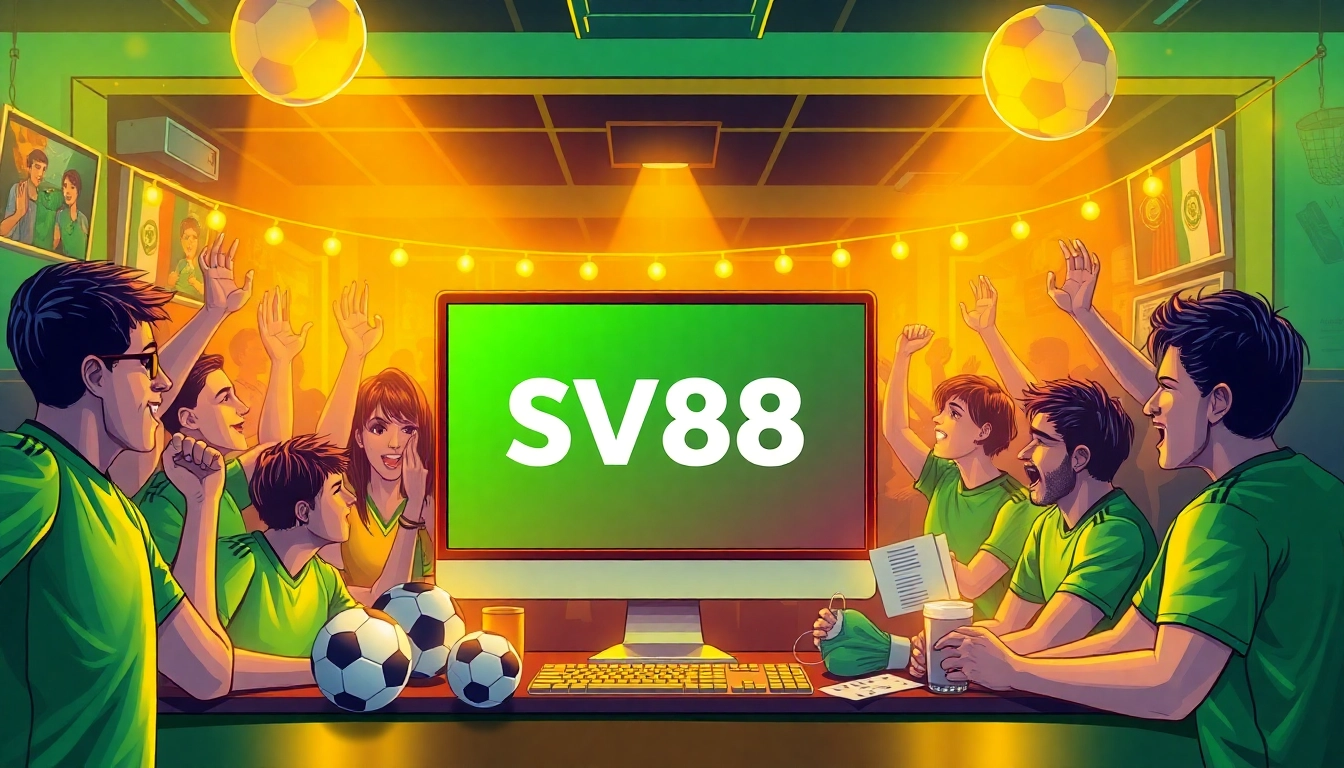 Experience the thrill of sports betting with SV88's engaging platform and community.