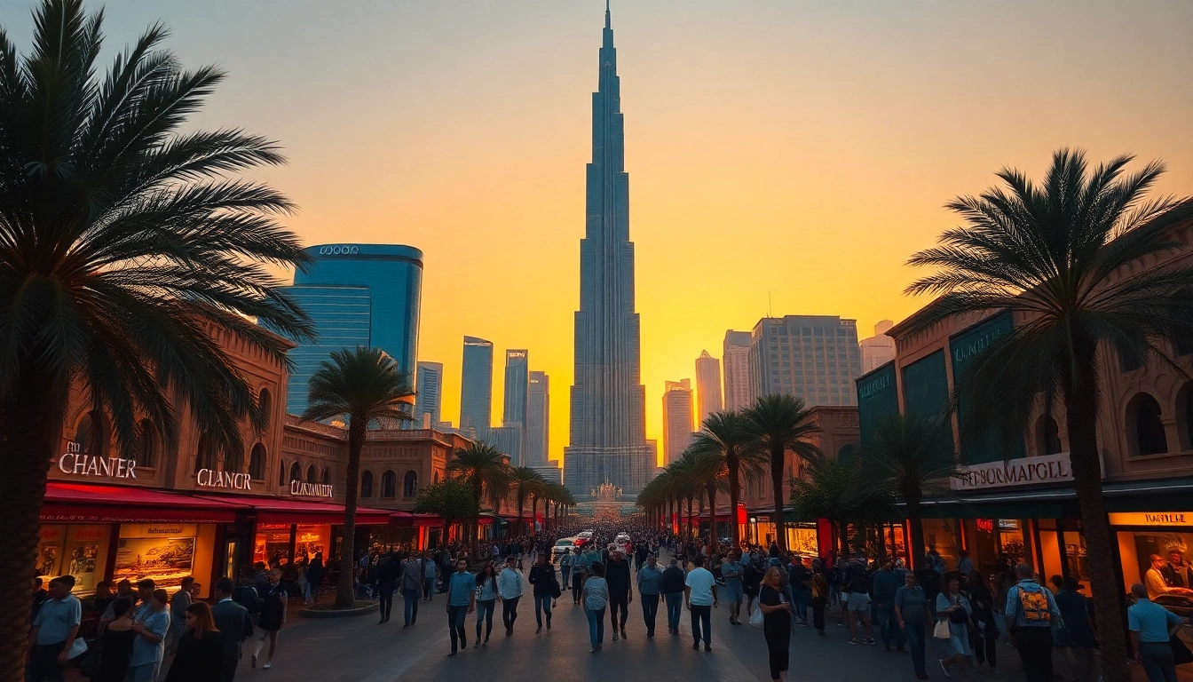 Experience the breathtaking skyline of Dubai while you travel to Dubai for an unforgettable adventure.