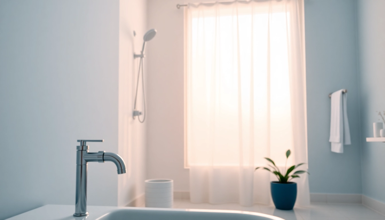 Discovering potential water leaks through innovative Trace and Access methods in a calm bathroom space.