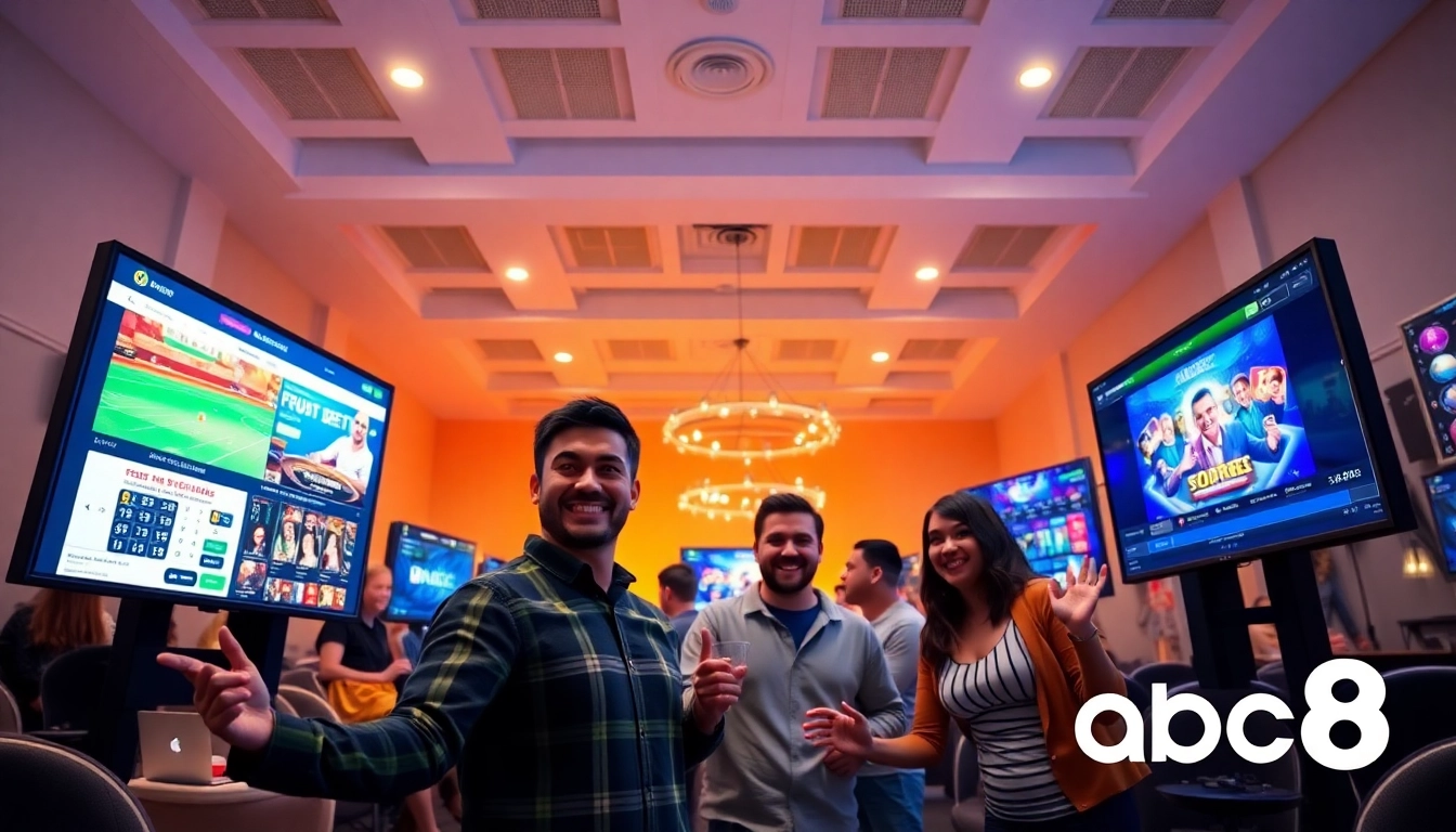 Discover the engaging online gambling experience at abc8 with users actively enjoying diverse games.