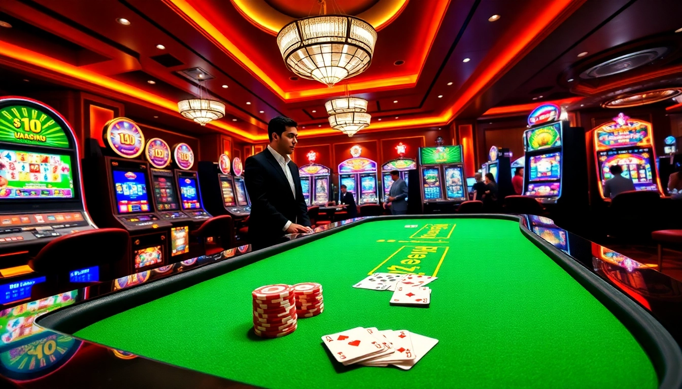 Experience the excitement of online gambling at VAOBET with professional dealers and vibrant casino games.