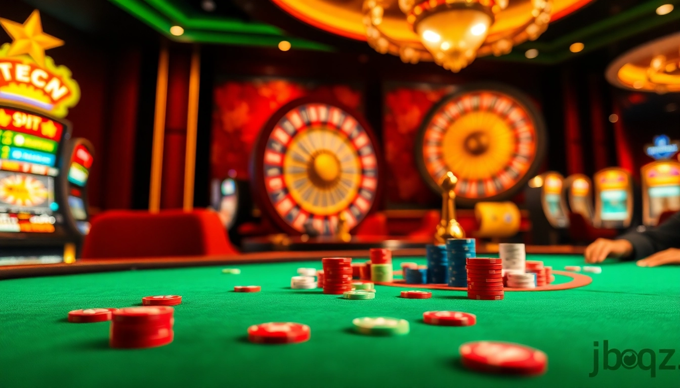 Experience the thrill of high-stakes poker at jboqz.com with vibrant tables and exciting gameplay.