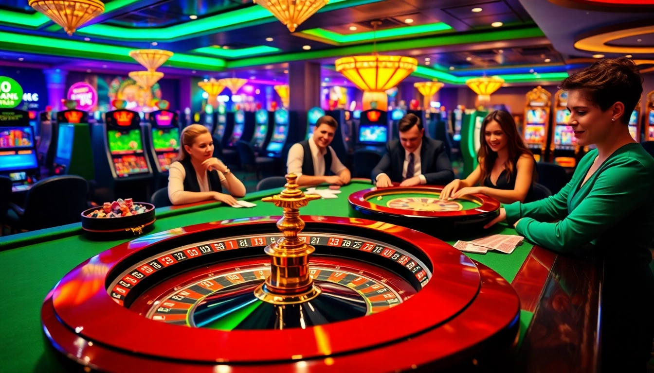 Exciting gameplay scene at https://xx88.cheap/ with roulette, poker, and vibrant casino atmosphere.