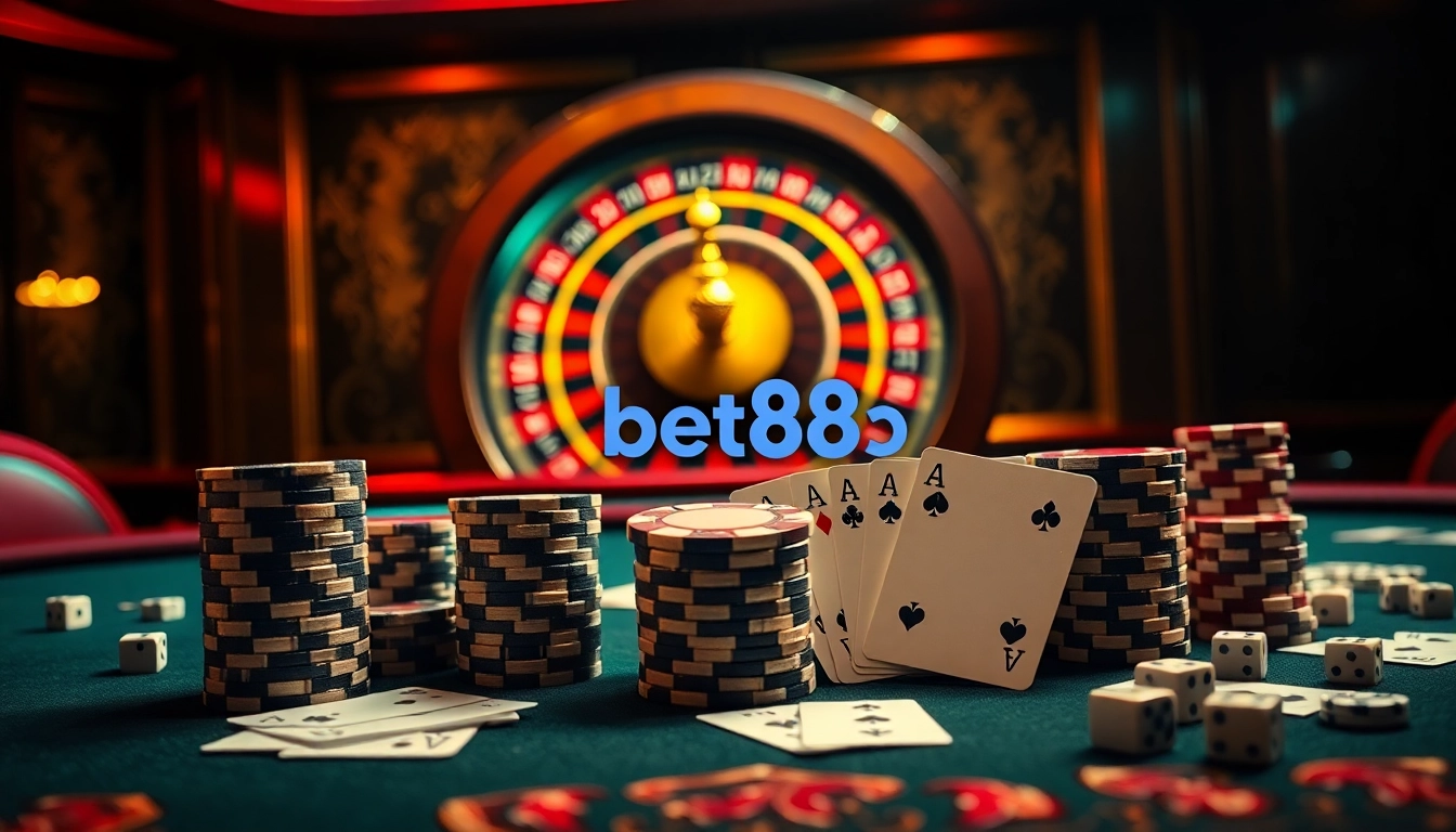 Experience the excitement of https://bet88b.us.com/ with poker games and casino chips.