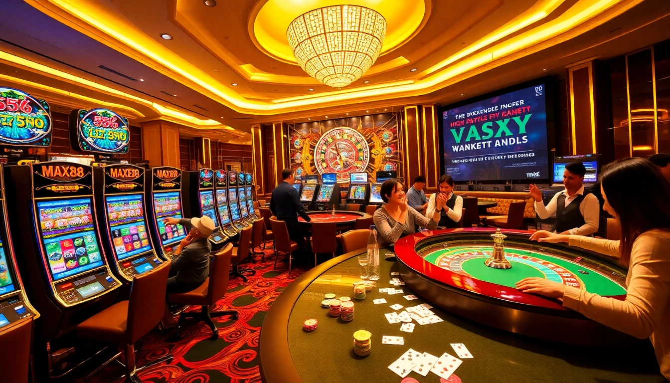 Experience the thrill of winning at Max88 vin casino with vibrant slots and exciting gameplay!