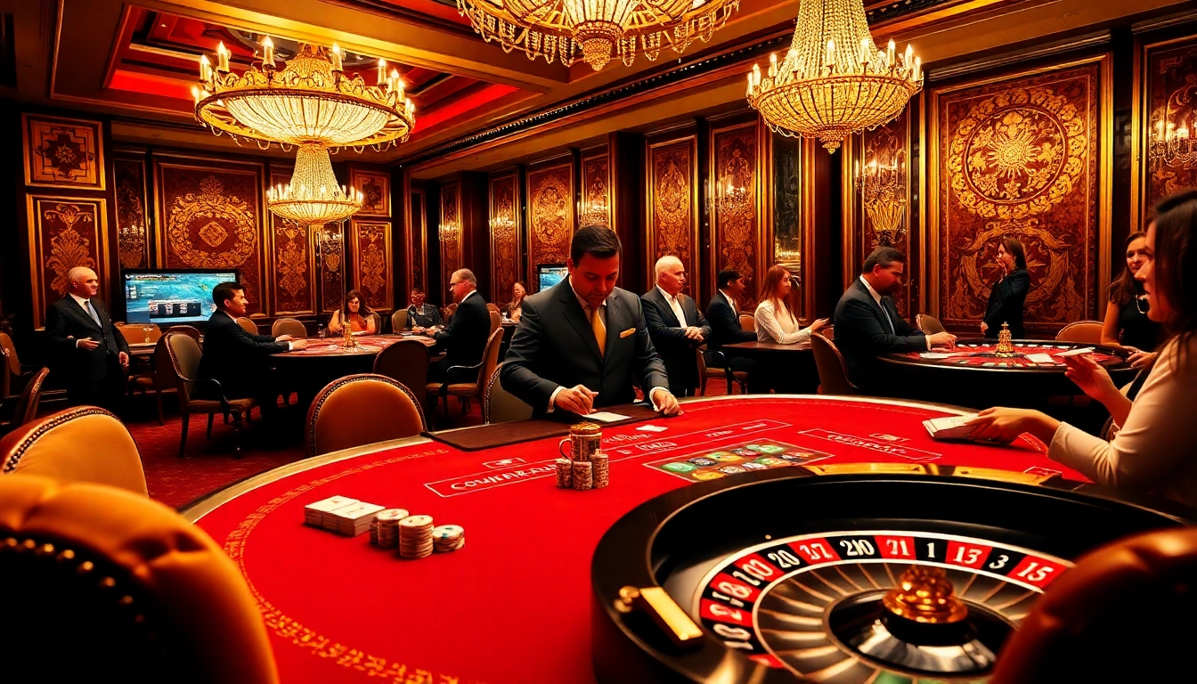 Experience thrilling gameplay at a luxurious GO8 casino with live poker and roulette.