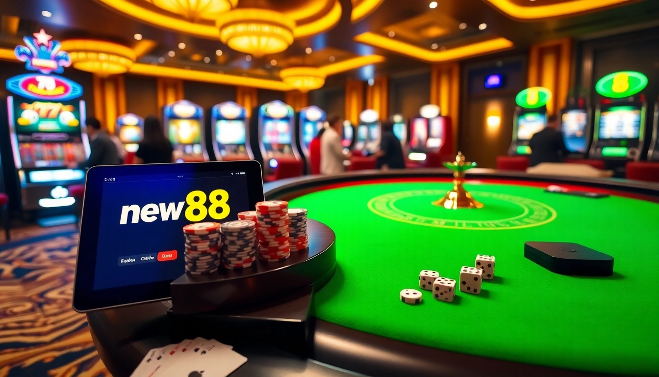 Experience the thrill of new88 with engaging casino games and dazzling roulette tables.