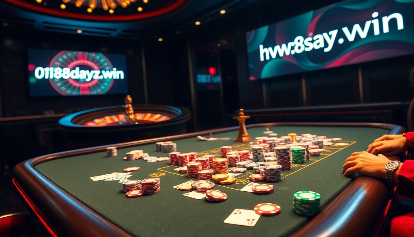 Experience thrilling gameplay at https://8dayz.win/ with vibrant casino scenes and intense poker action.