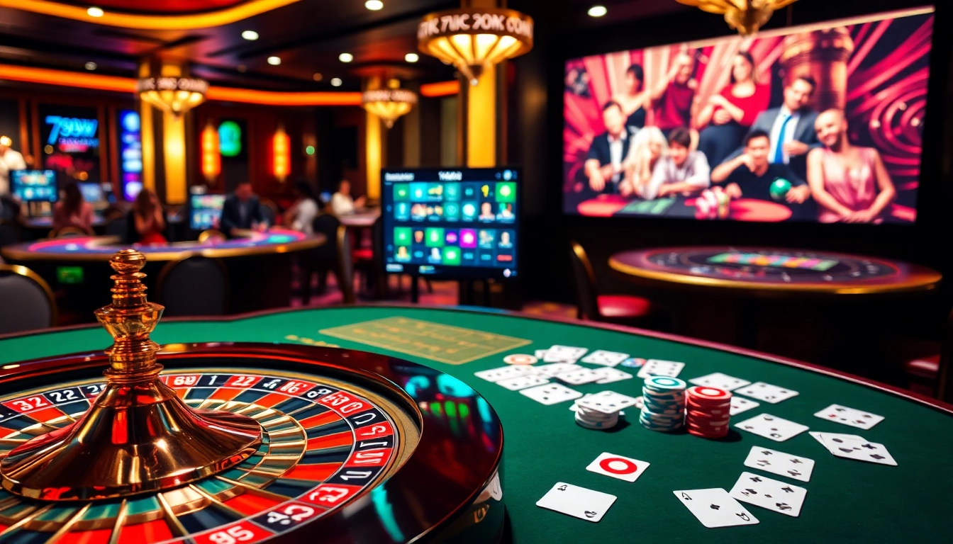 Experience the excitement at https://789win.associates/ with lively roulette and poker games in action.