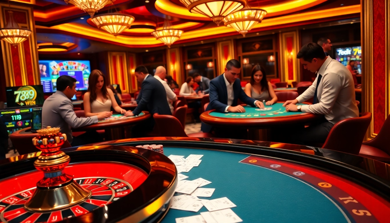 Experience thrilling gameplay at 789win with vibrant casino tables and exciting betting action.
