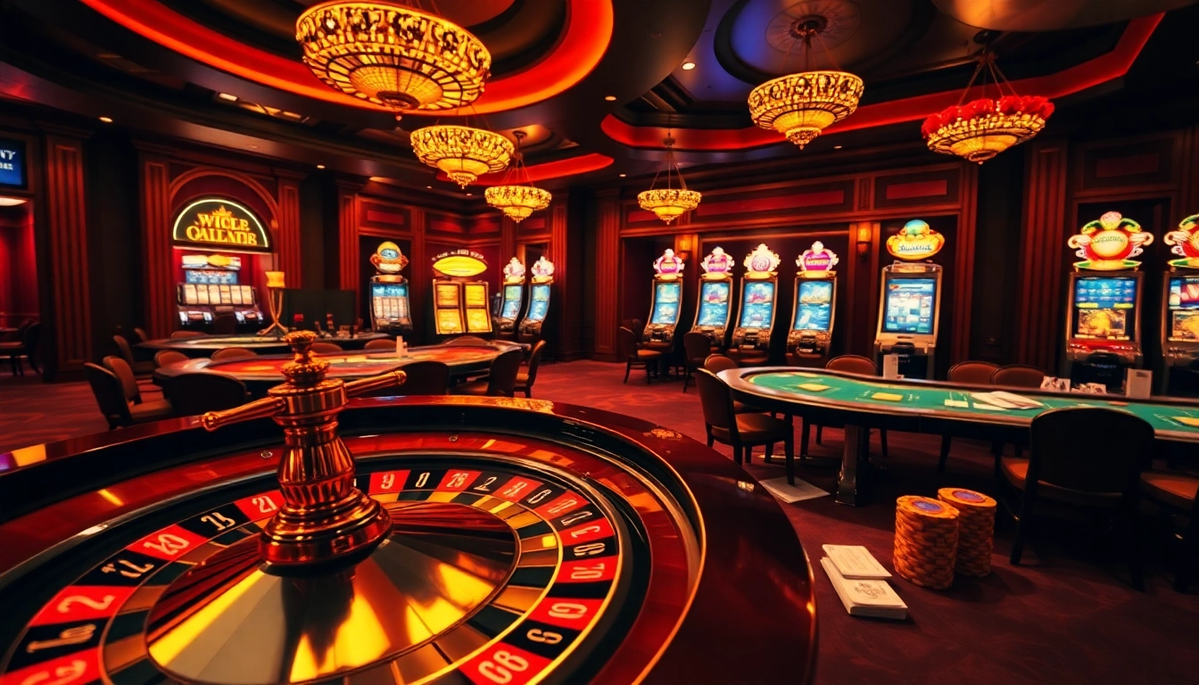 Experience the thrill of gaming at kkwin.com with lively casino tables and vibrant slot machines.