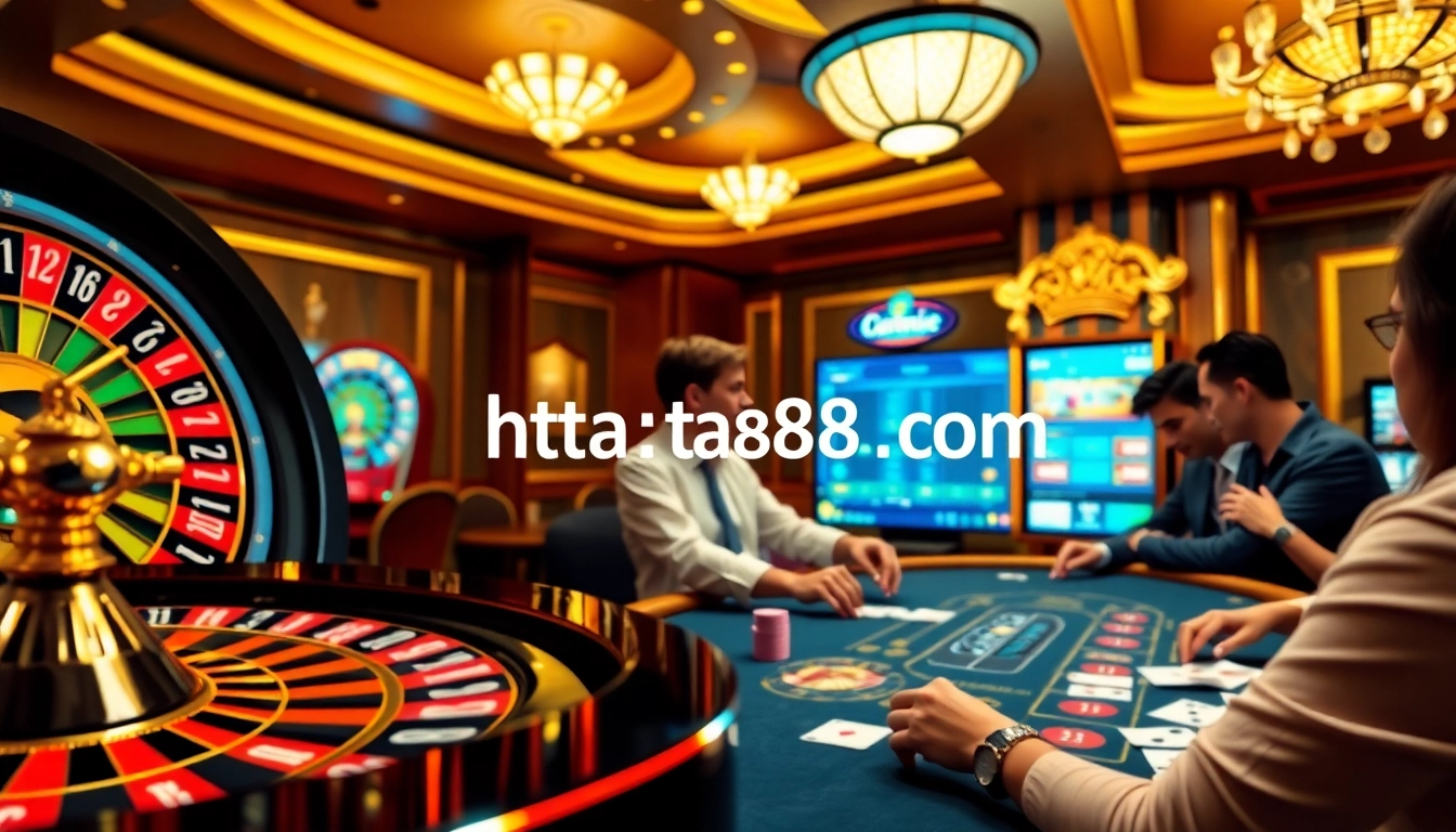 Experience the thrill of live gambling at https://ta88c.com with elegant casino tables and vibrant games.