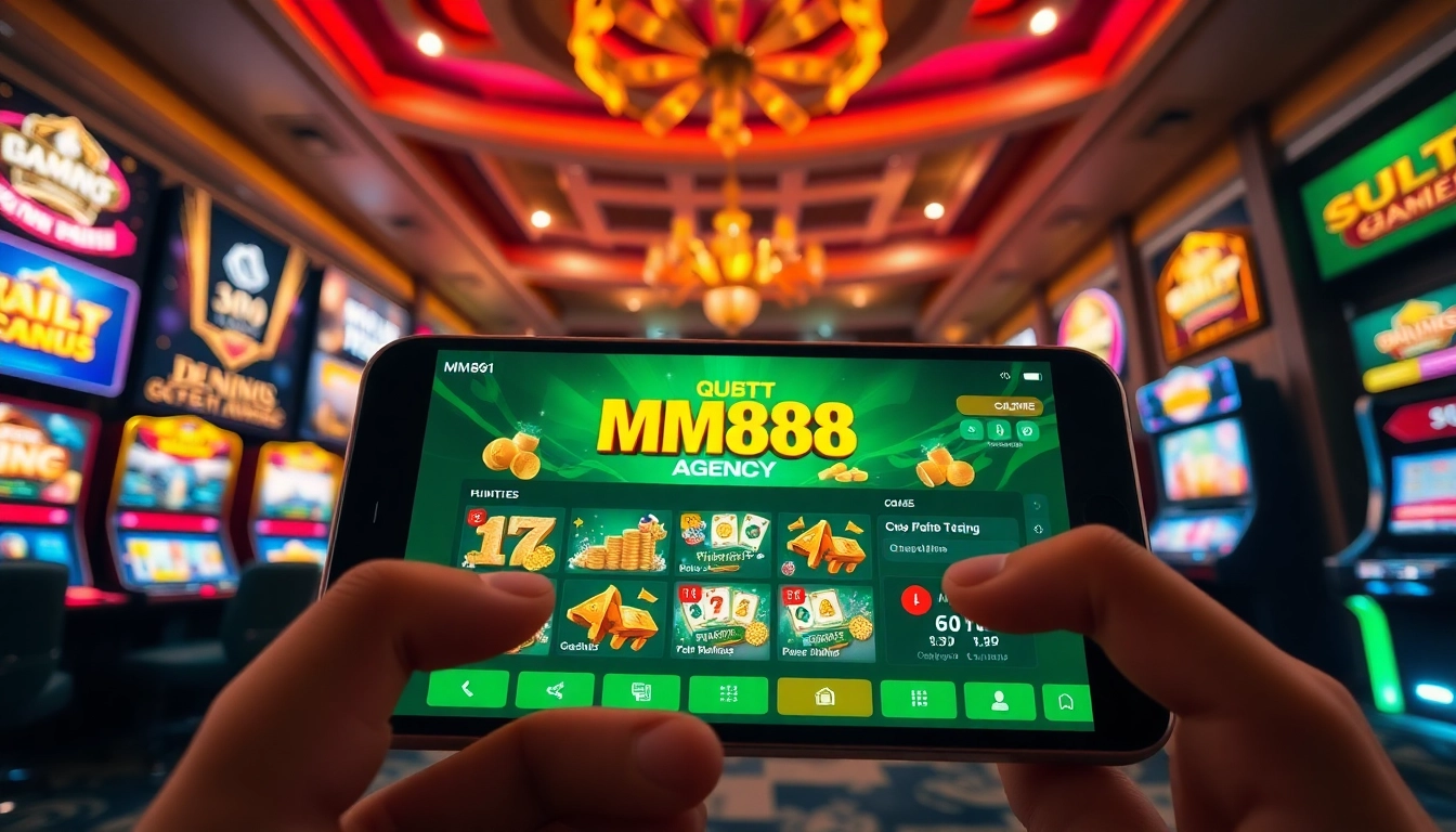 Explore the engaging online gaming interface of https://mm88.agency/ showcasing a dynamic user experience.