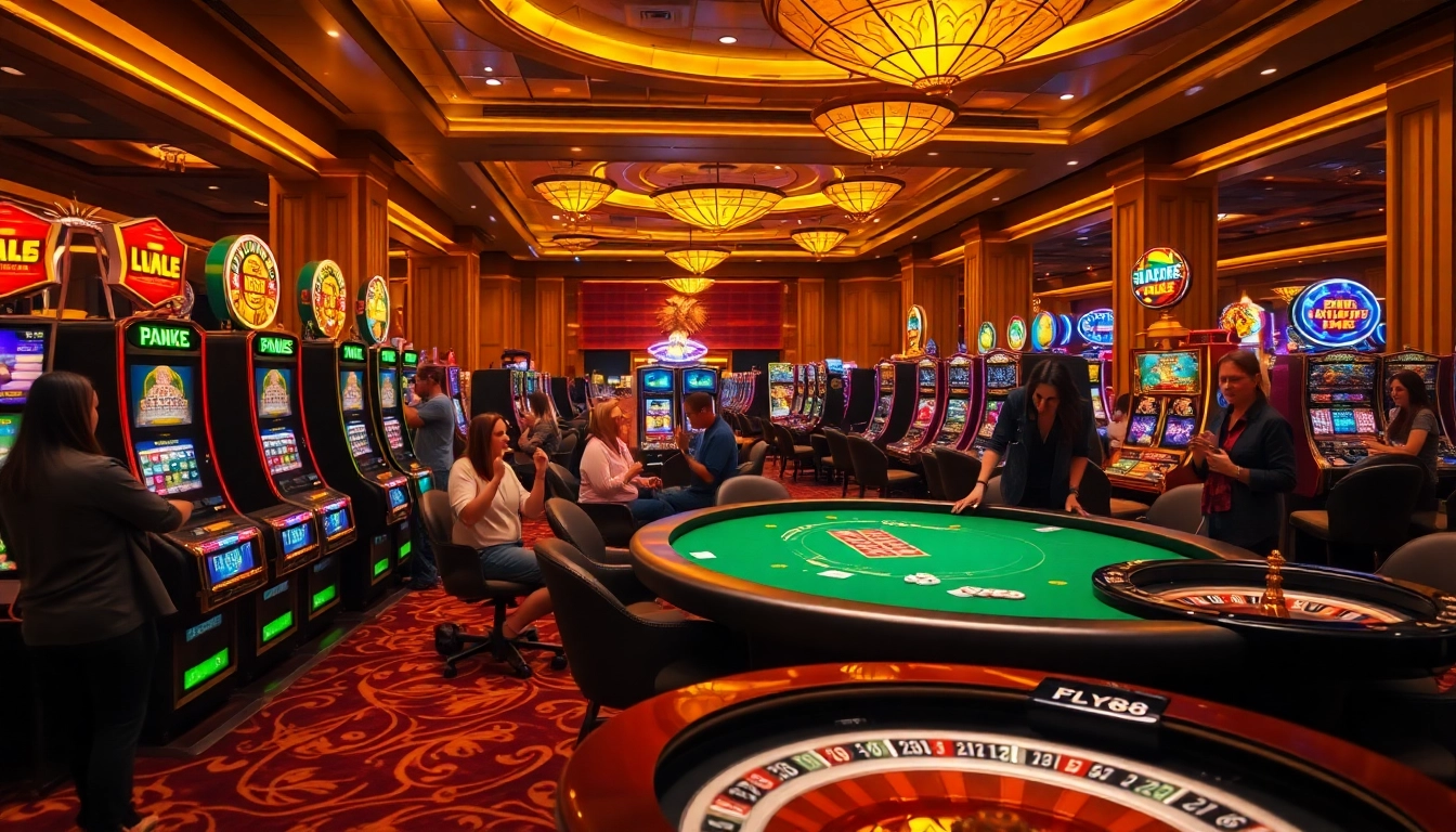 Experience the excitement of FLY88 Link with vibrant casino games and professional dealers.