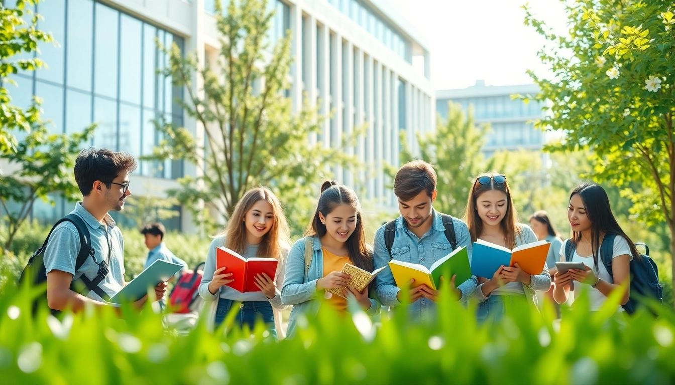 Students at İstanbul Medipol University apply their knowledge in a collaborative learning environment on campus.