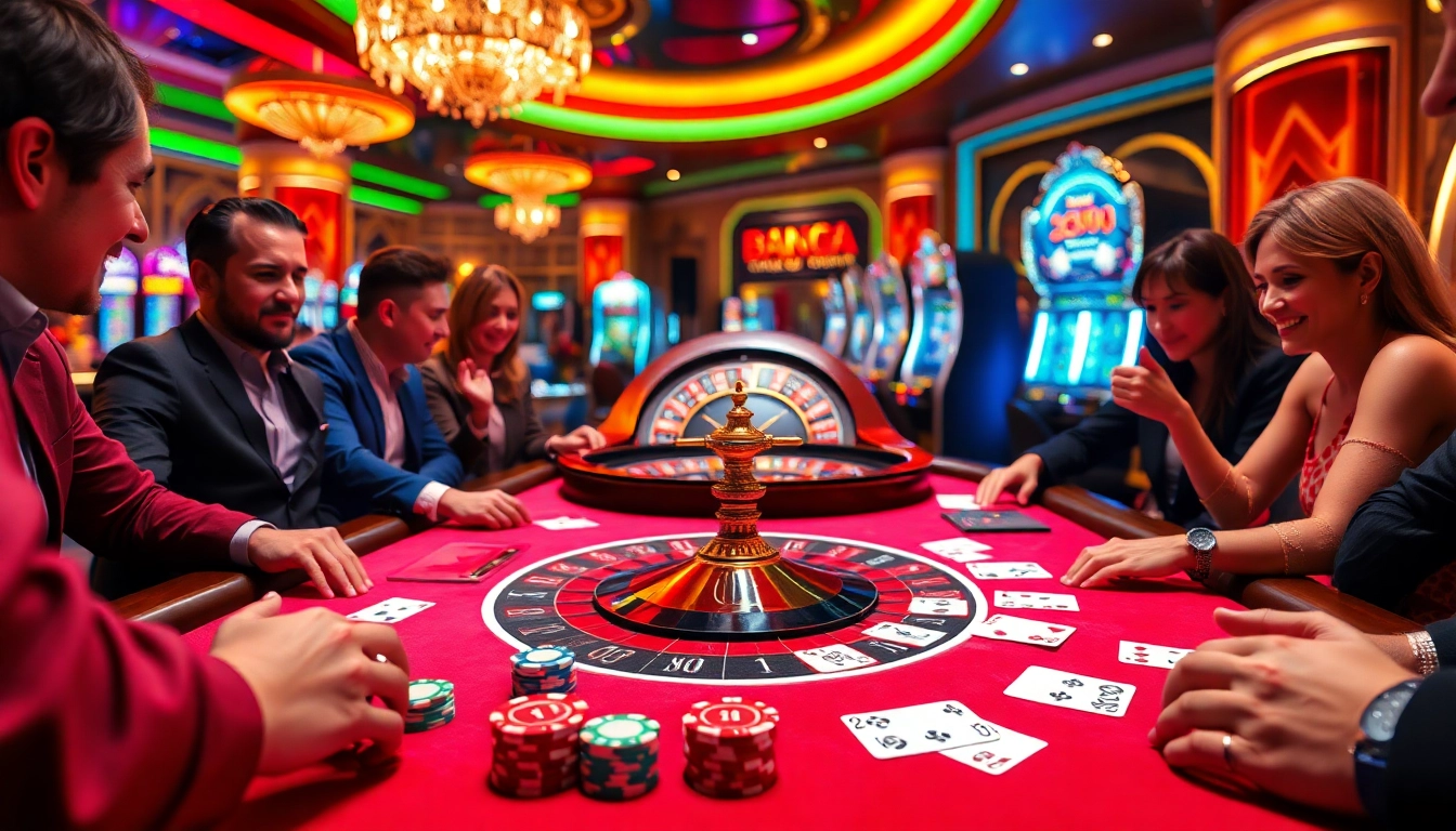 Experience the thrilling atmosphere of trang chủ PS99 with vibrant poker gameplay and casino excitement.