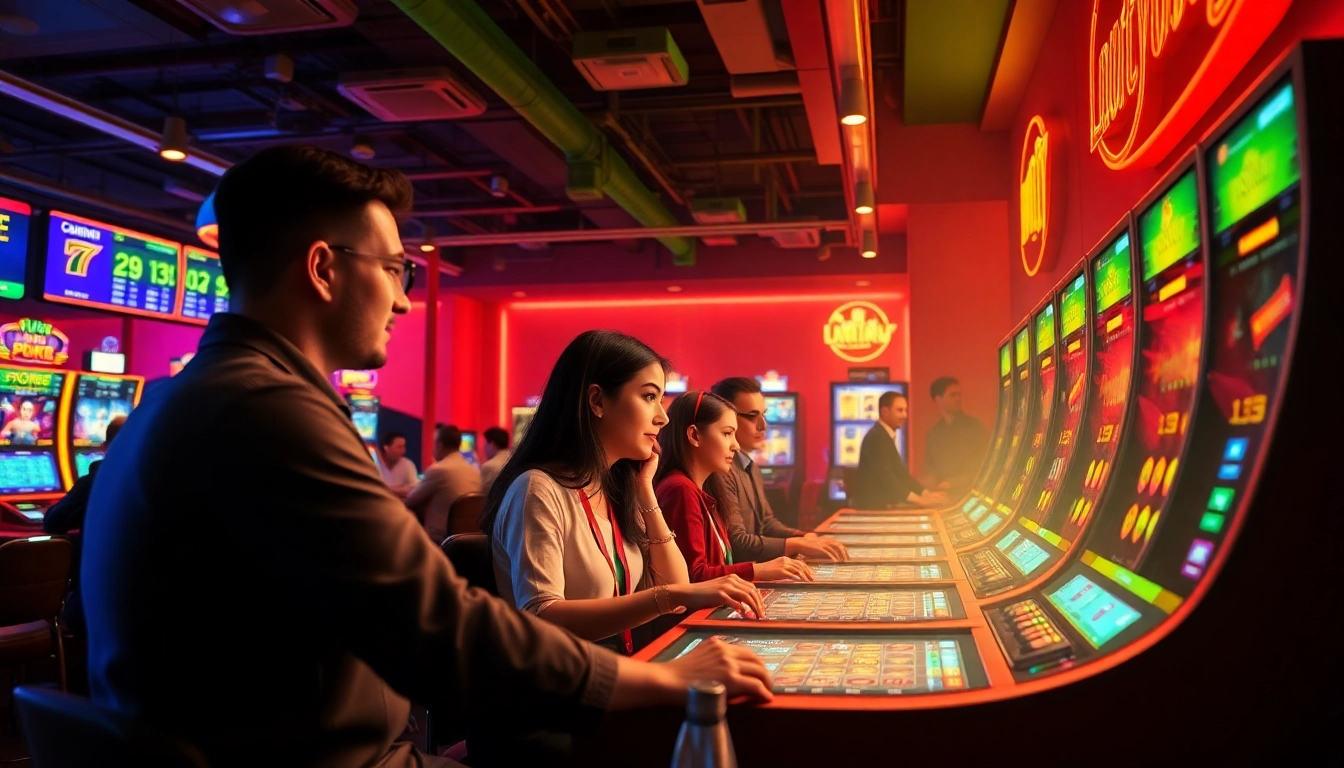 Lauthaitv online casino gaming environment with lively players engaged in thrilling games.