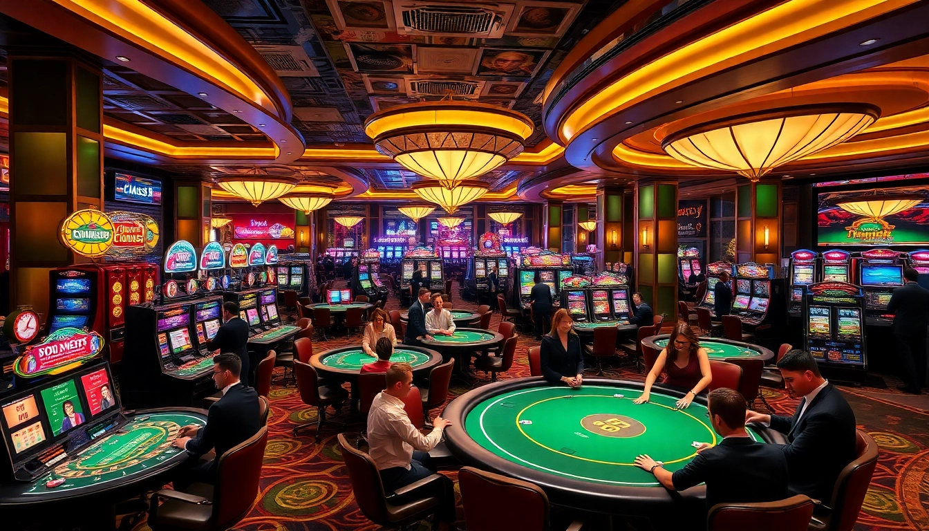Experience thrilling gaming at c54.gb.net with vibrant casino tables and engaged players.
