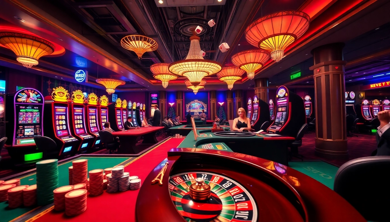 Engage in thrilling gameplay at loto188.gb.net with vibrant casino visuals including roulette, slot machines, and live betting.