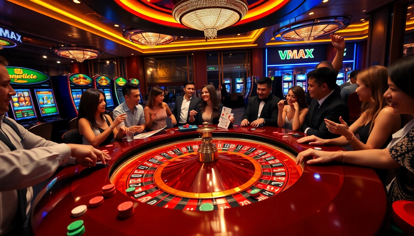 Maximize your winnings at VMAX casino with an exciting roulette game experience.