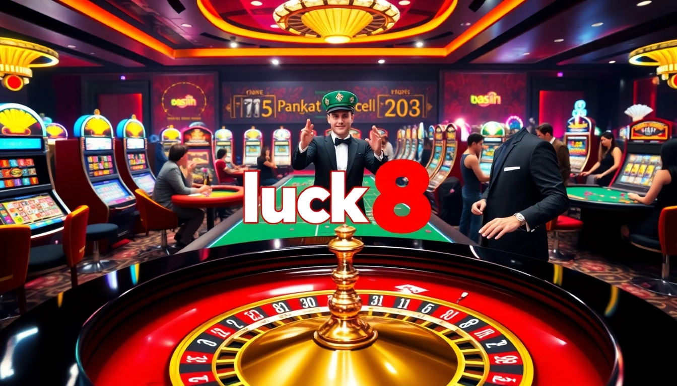 Experience the thrill of casino gaming at pk luck8 with vibrant tables and immersive gameplay.