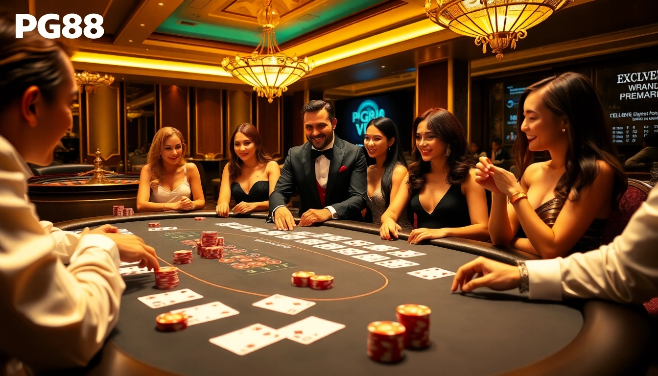 Experience the thrill of PG88 VIP with exclusive poker and roulette gaming.