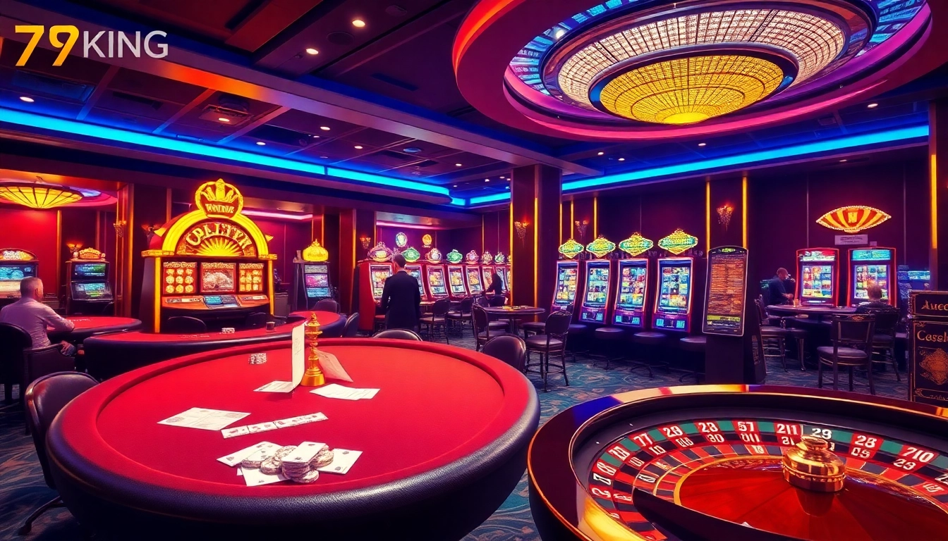 Experience the excitement of 79King with vibrant casino games and engaging players.