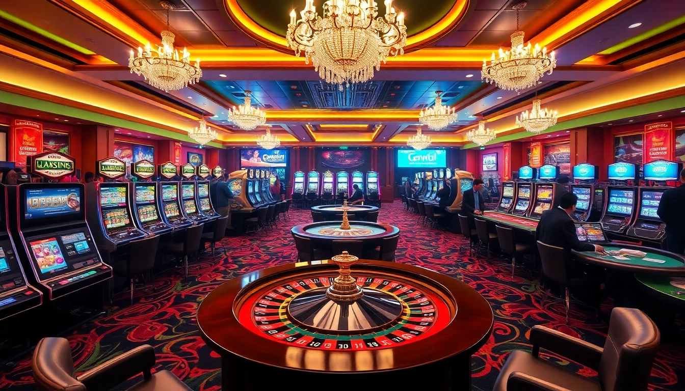 Experience the excitement of the tg88 group at a premier casino venue with vibrant gaming tables.
