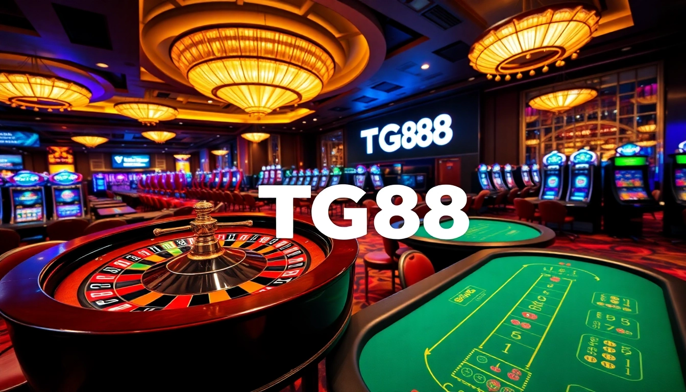 Experience high-stakes excitement at TG88 casino with vibrant tables and thrilling games.