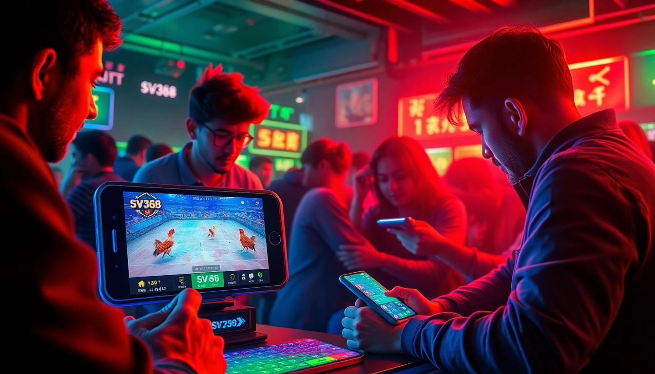 Experience the excitement of online cockfighting with SV368's live interactive gaming environment.