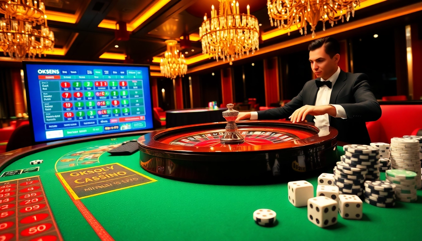 Experience the thrill of winning at casinos like https://ok365vvip.com/ with roulette and poker action.