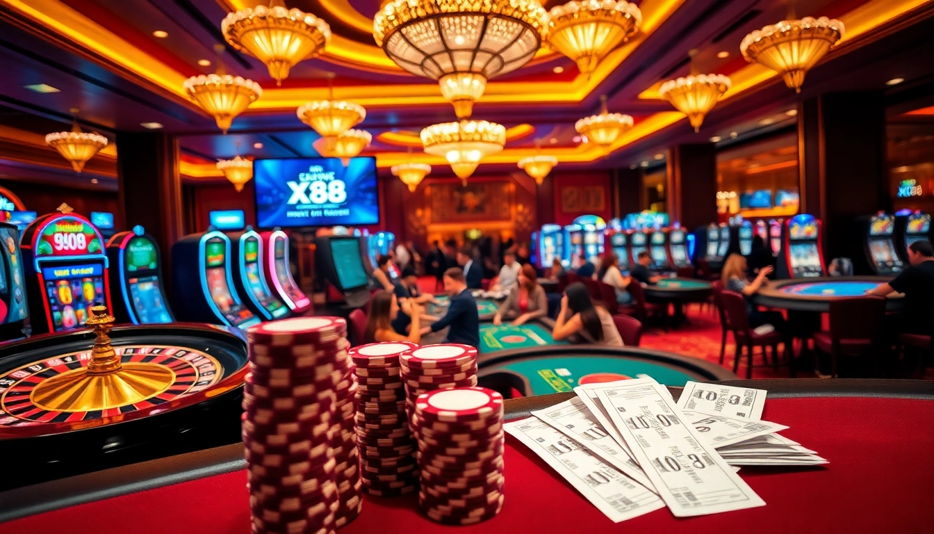 Experience thrilling moments with players at the lavish tables of https://x88.tours/ showcasing gambling excitement