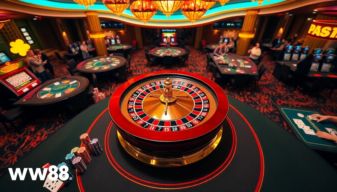 Experience the thrill of winning at the WW88 casino with vibrant games and tables.