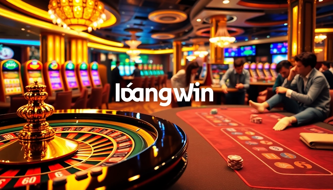 Experience the thrill at trang chu luckywin with vibrant casino tables and exciting gameplay.