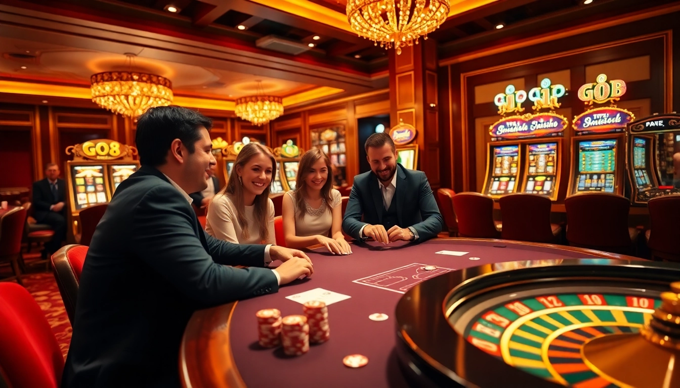 Experience the thrill of high-stakes poker at go8 casinos with vibrant tables and exciting gameplay.