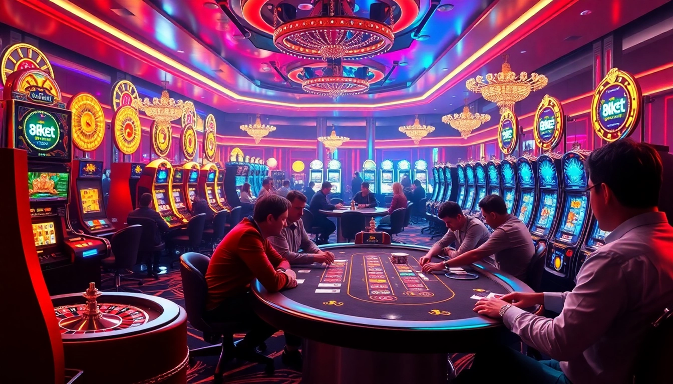 Experience exhilarating gaming at 8kbet with vibrant tables, compelling roulette, and the thrill of poker.
