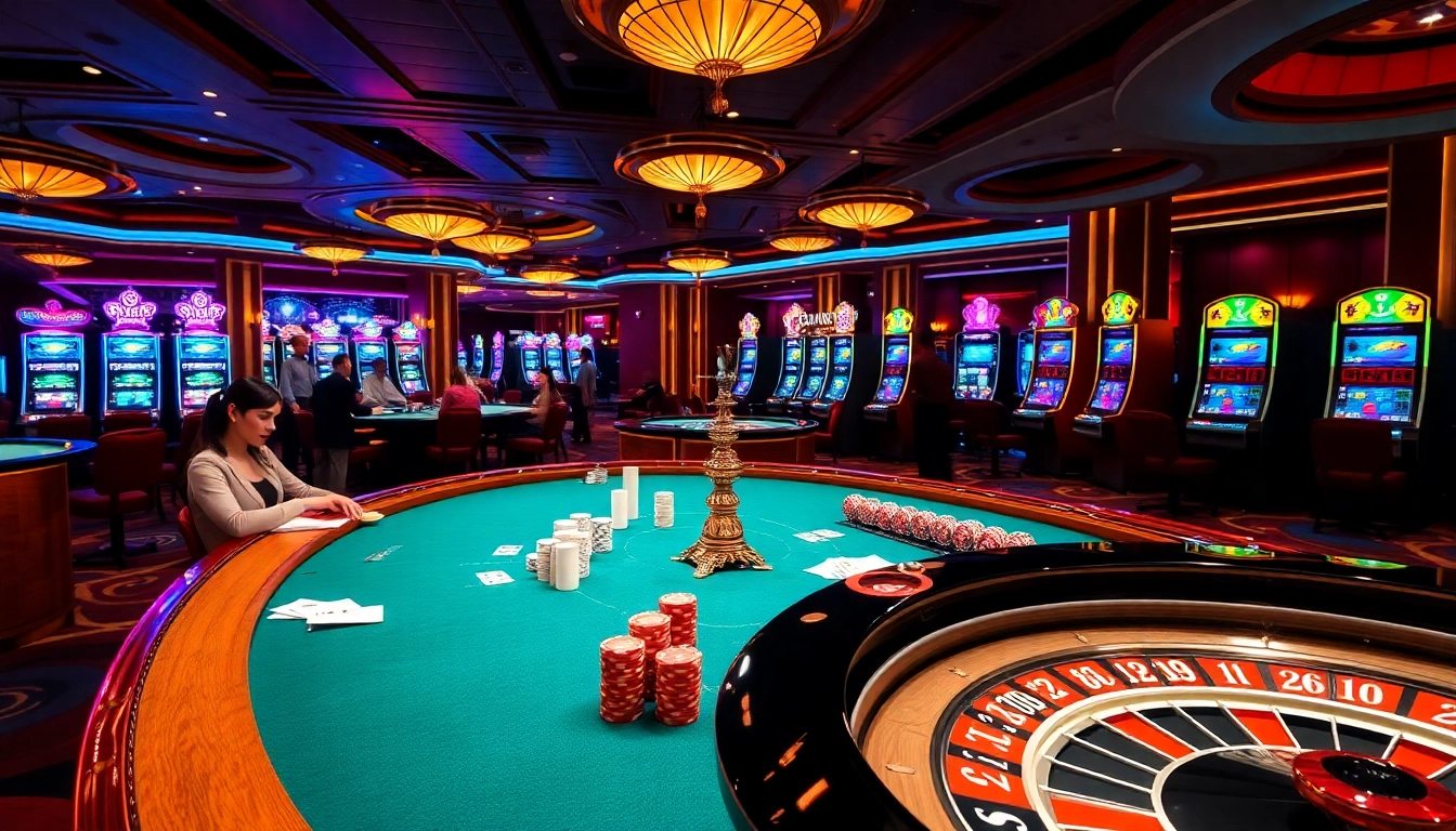 Experience the thrill of Luckywin88 at an upscale casino table with vibrant chips and cards.