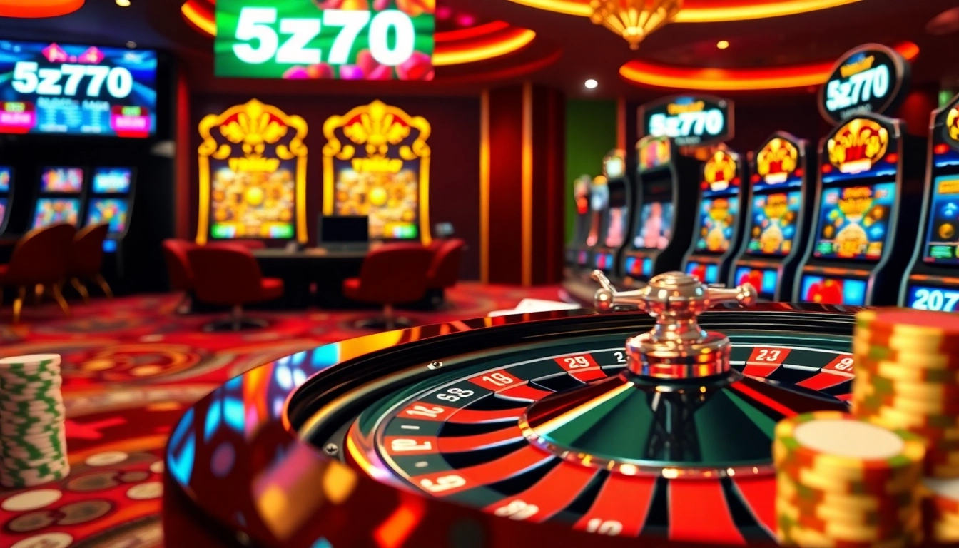 Join the excitement of 5z777 with thrilling casino games and vibrant betting action.