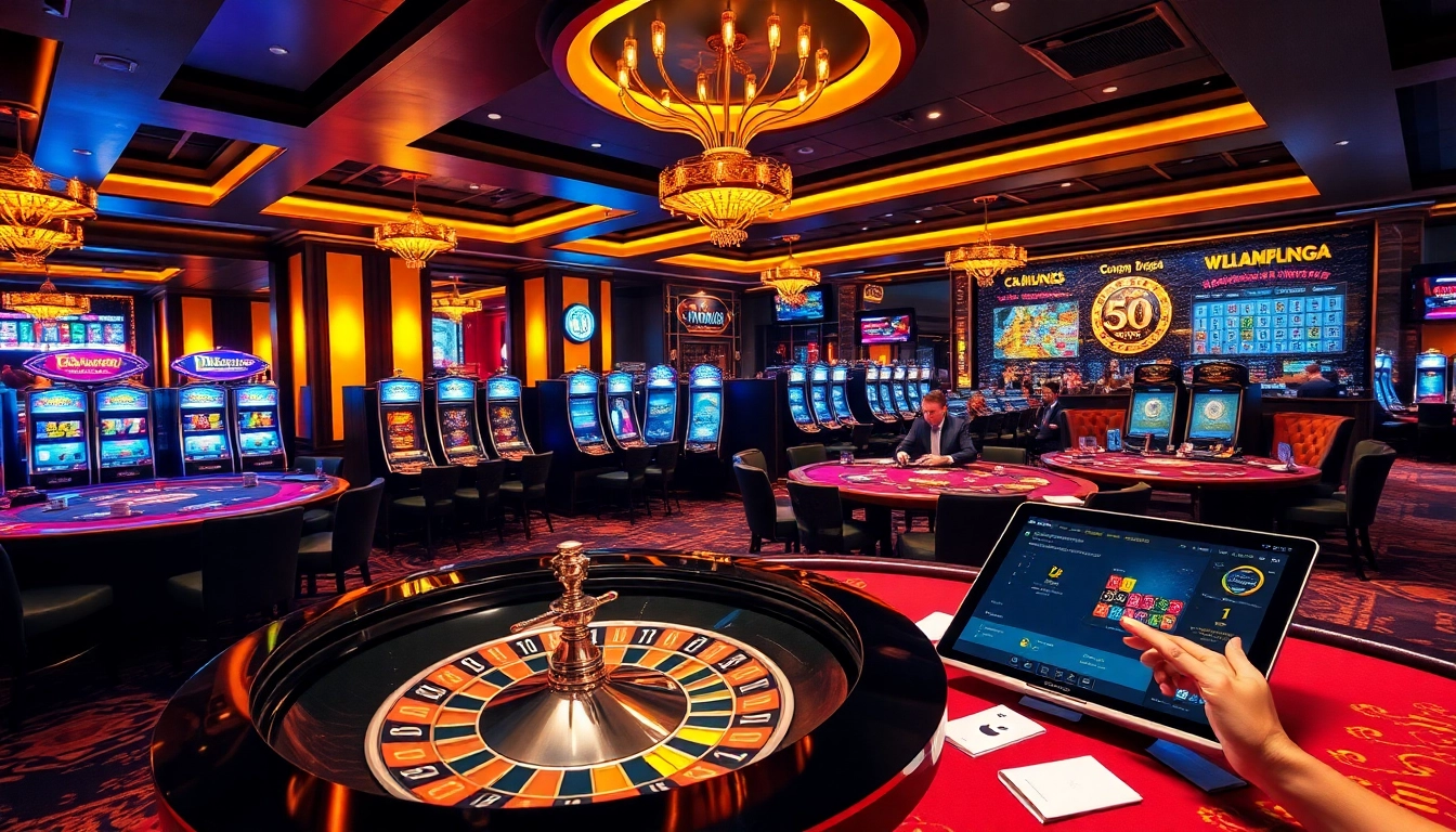 Experience the excitement of MM88 with vibrant roulette and slot machines.