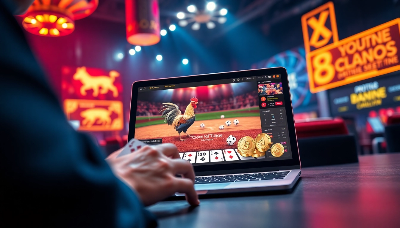 Engaging online betting experience at dagawin.live featuring live cockfighting and casino games.