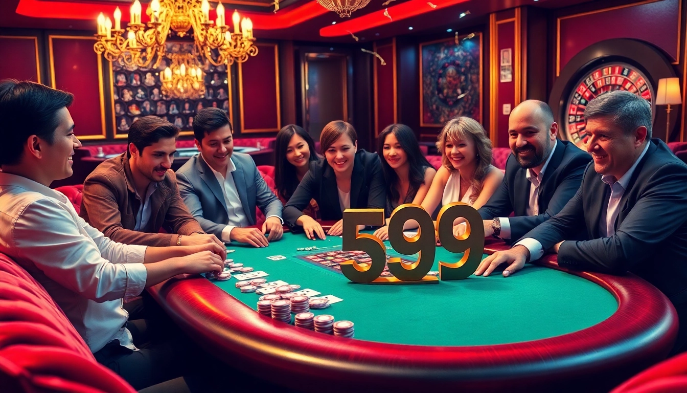 Engage in thrilling casino games with PS99 while enjoying vibrant poker chips and cards.