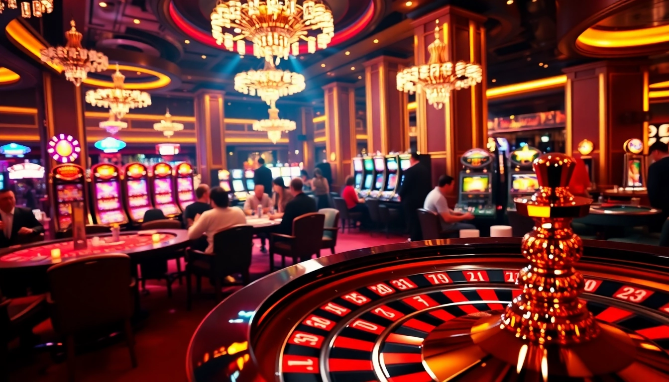 Experience the thrill of casino gaming at thabet77 with vibrant poker action and roulette excitement.