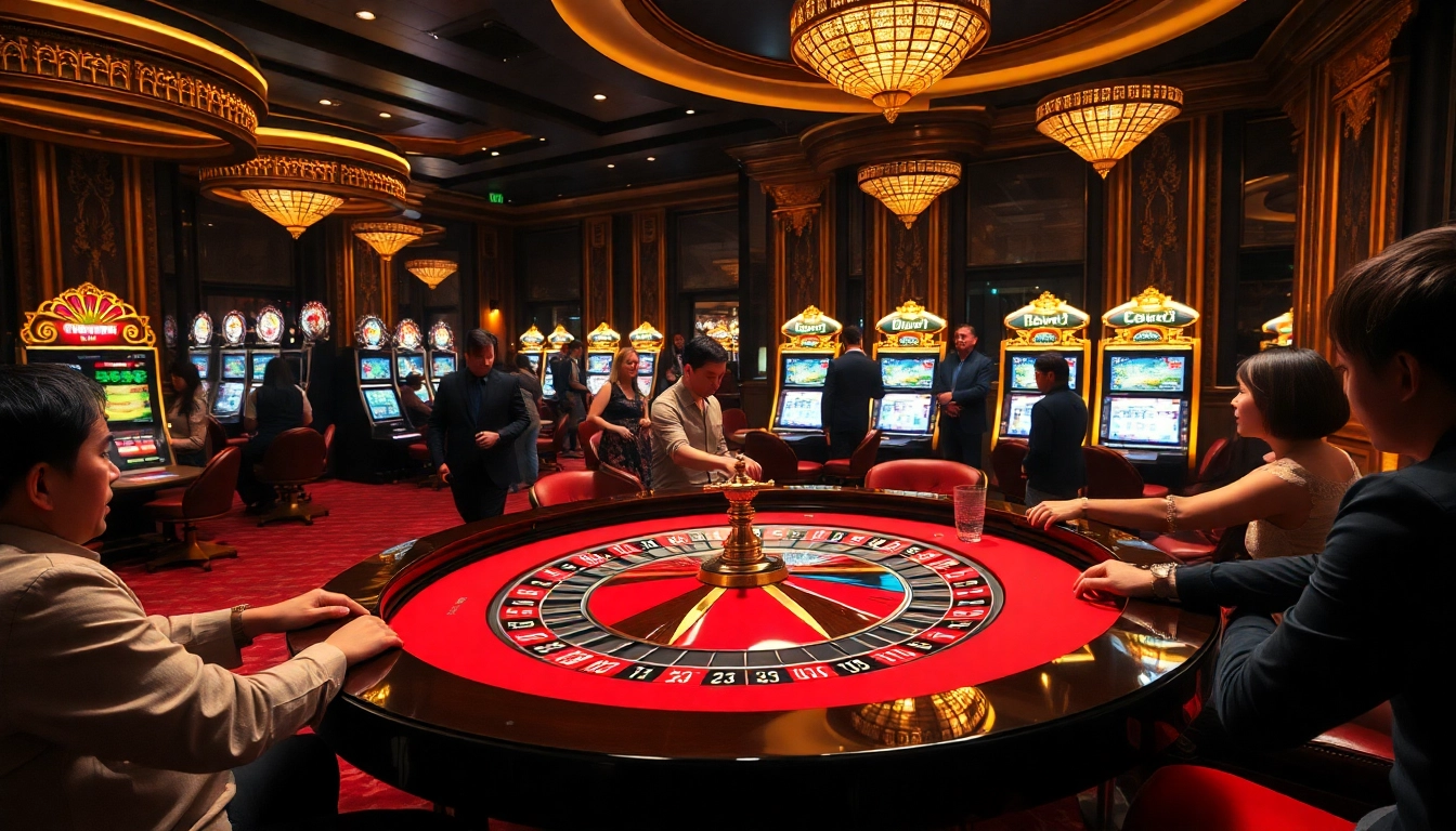 Experience the excitement of gambling at https://rr88.navy/ with luxurious casino tables and vibrant games.