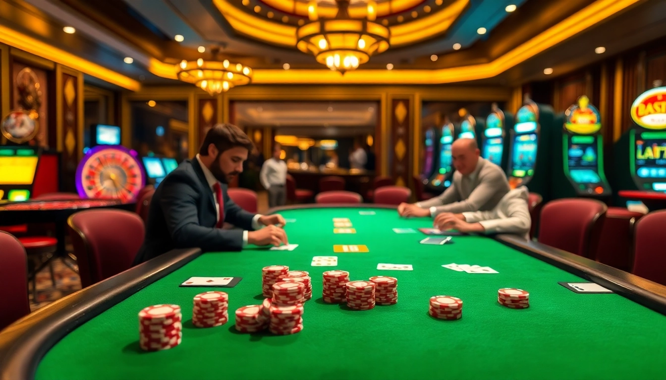 Experience the thrill of high-stakes poker at hm88 casino, where strategy meets excitement.