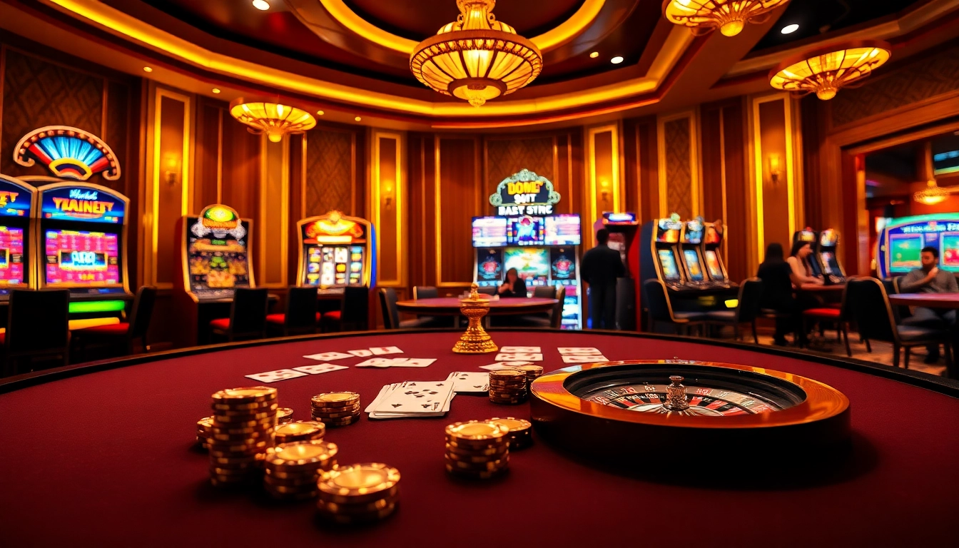 An engaging poker game at S8 casino with vibrant chips and cards, highlighting excitement.