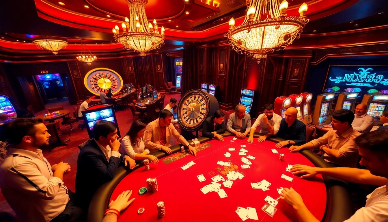 Experience the thrill of high-stakes poker with XX88 at a luxury casino.