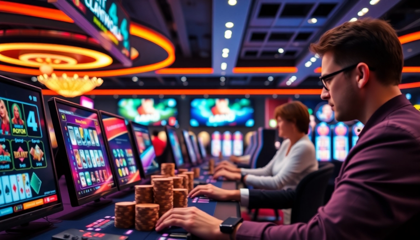 Experience the thrill of the meilleur casino en ligne belgique with vibrant gaming visuals.