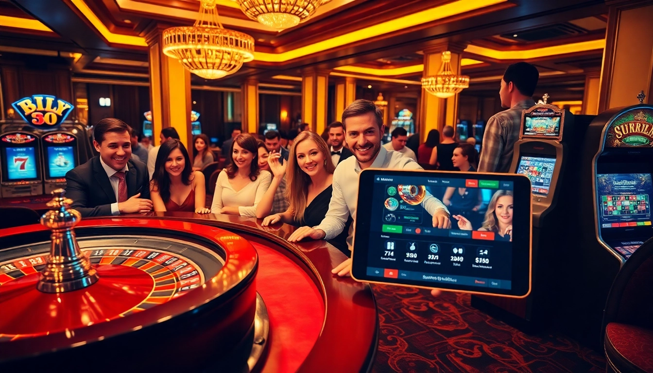 Live gaming action at https://sunwin.builders/ showcasing thrilling roulette and poker tables.