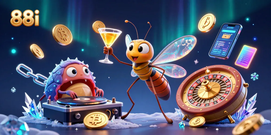 Experience thrilling casino gameplay at 88i with dynamic characters and vibrant digital elements