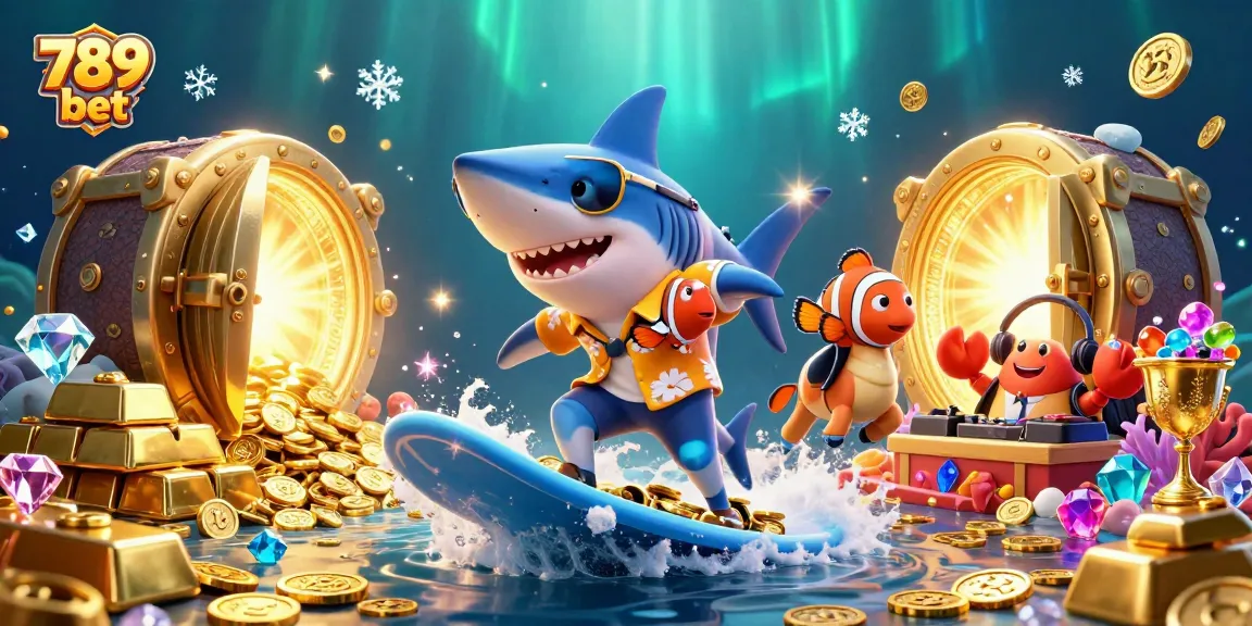 Experience the thrilling adventure of 789 bet with vibrant underwater gaming atmosphere and flashy treasures.